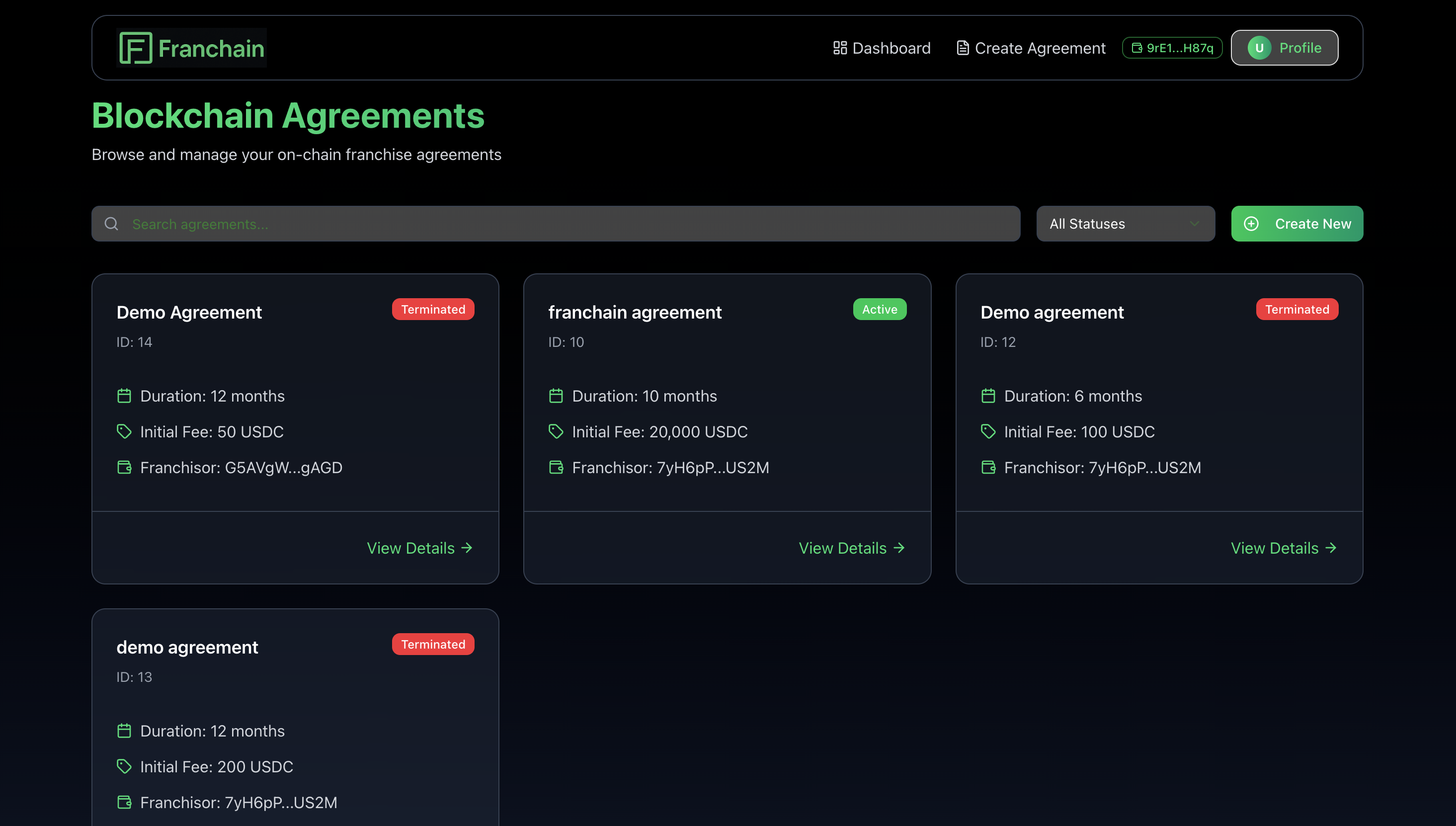 Franchain preview